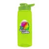 Garyline® Flair Tritan® Bottle with Drink-Thru Lid - 26 oz. - Transparent lime green
